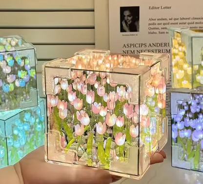 Cubo de Tulipanes Infinitos