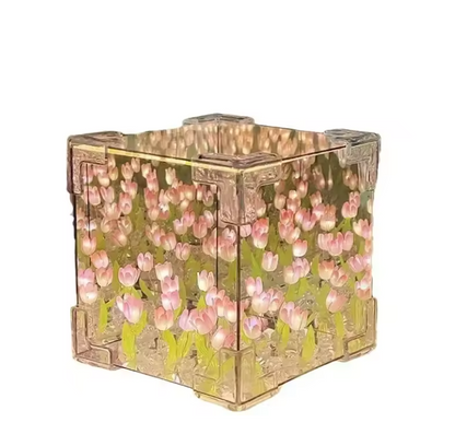 Cubo de Tulipanes Infinitos