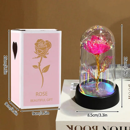 Cúpula de Rosa Eterna con Luz
