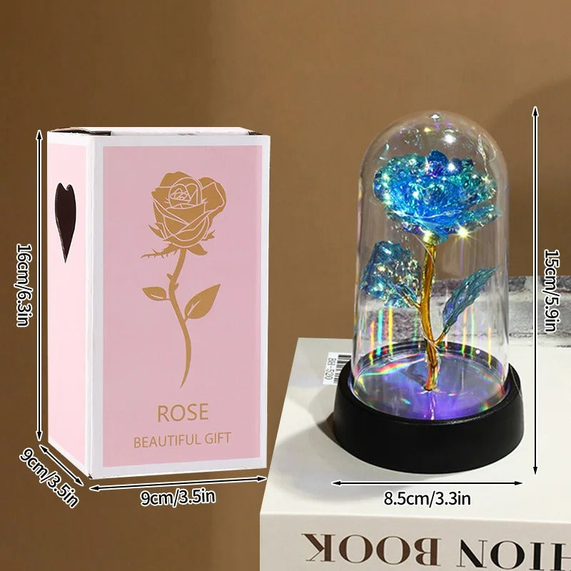 Cúpula de Rosa Eterna con Luz