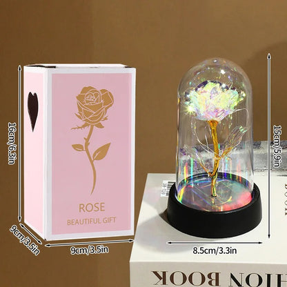 Cúpula de Rosa Eterna con Luz