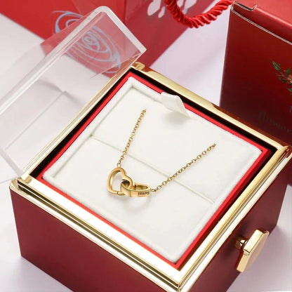 Cofre Giratorio con Amor y Rosa Eterna
